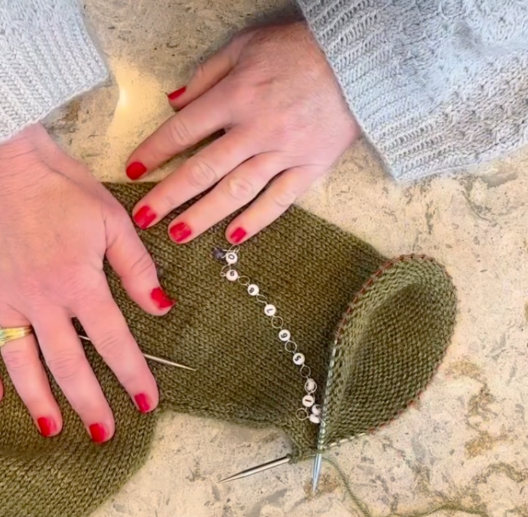 Spotlight on Technique Knitting Sleeves in the Round Monarch Knitting