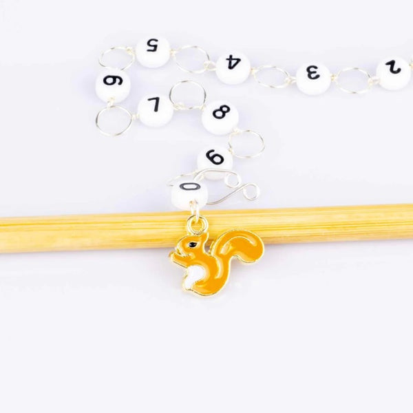 Medium Chain Knitting Row Counters (up to US 8 Needle/H Hook)
