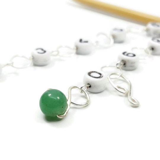 Medium Chain Knitting Row Counters (up to US 8 Needle/H Hook)