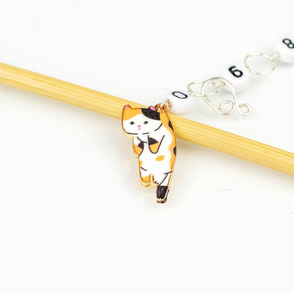 Medium Chain Knitting Row Counters (up to US 8 Needle/H Hook)