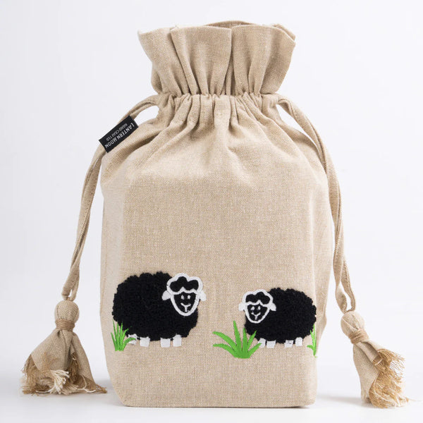 Lantern Moon Natural Meadow Sheep Bag