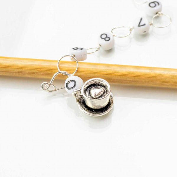Medium Chain Knitting Row Counters (up to US 8 Needle/H Hook)