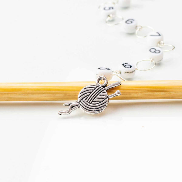 Medium Chain Knitting Row Counters (up to US 8 Needle/H Hook)