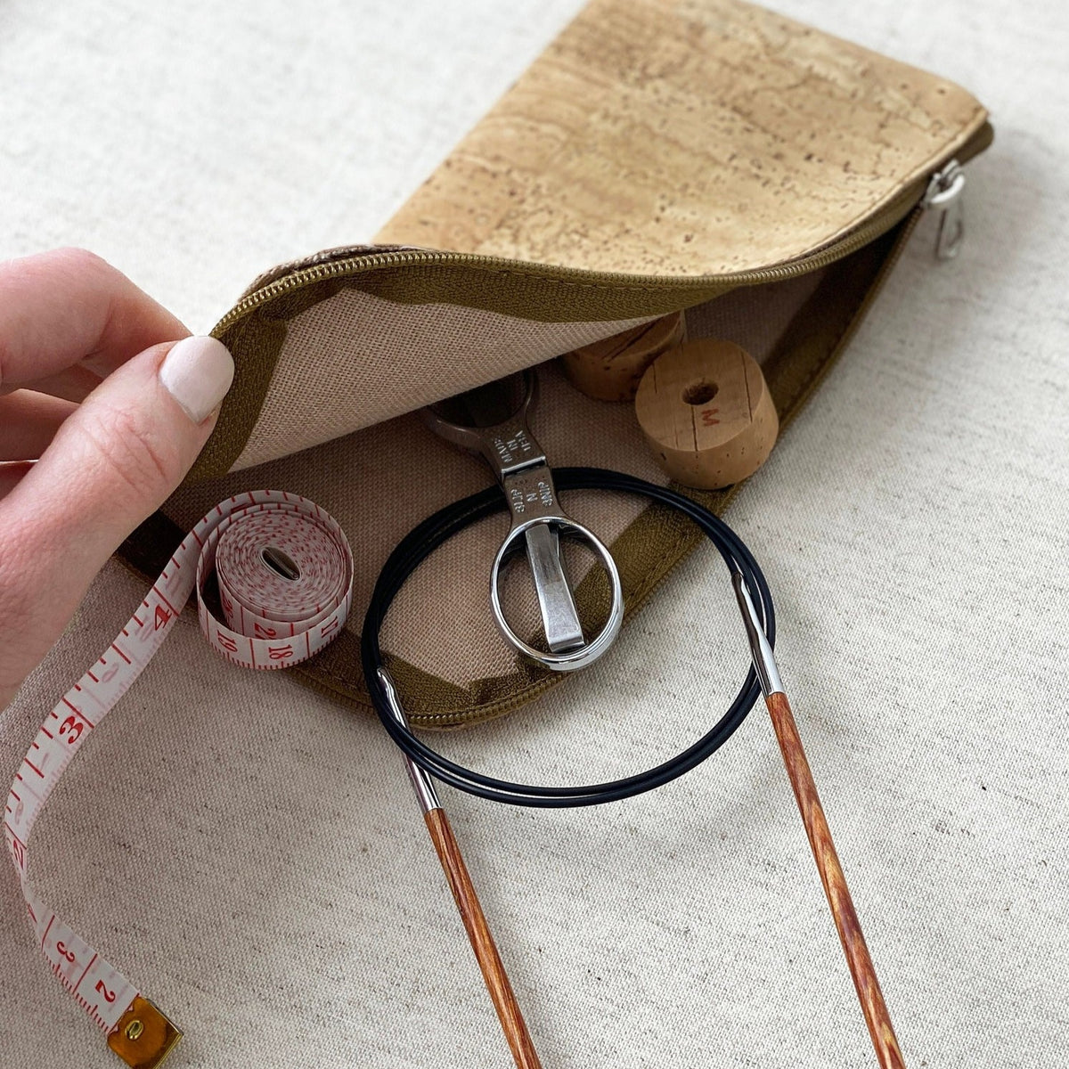 Cork Notions Case Monarch Knitting