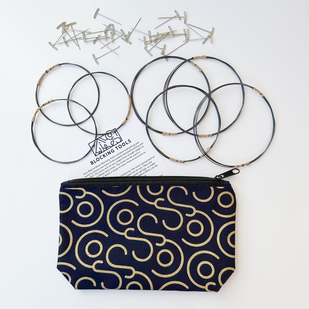 Walcot Yarns Blocking Wires Monarch Knitting