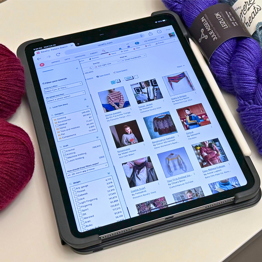 Spotlight on: Ravelry's Advanced Pattern Search