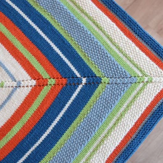 Burst of Color Baby Blanket