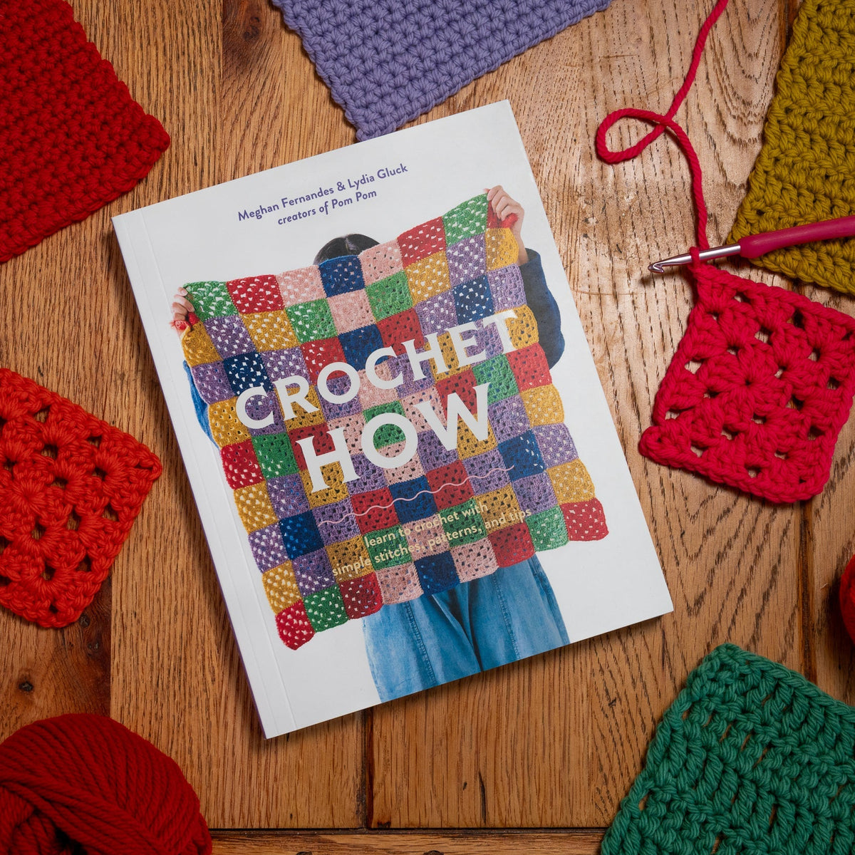 Crochet How: Learn to Knit with Simple Stitches, Patterns & Tips