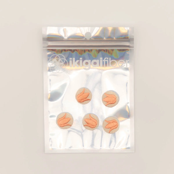 Ikigai Fiber Embroidered Buttons