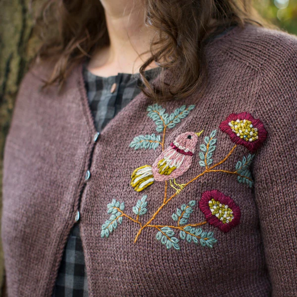 Embroidery On Knits by Judit Gummlich