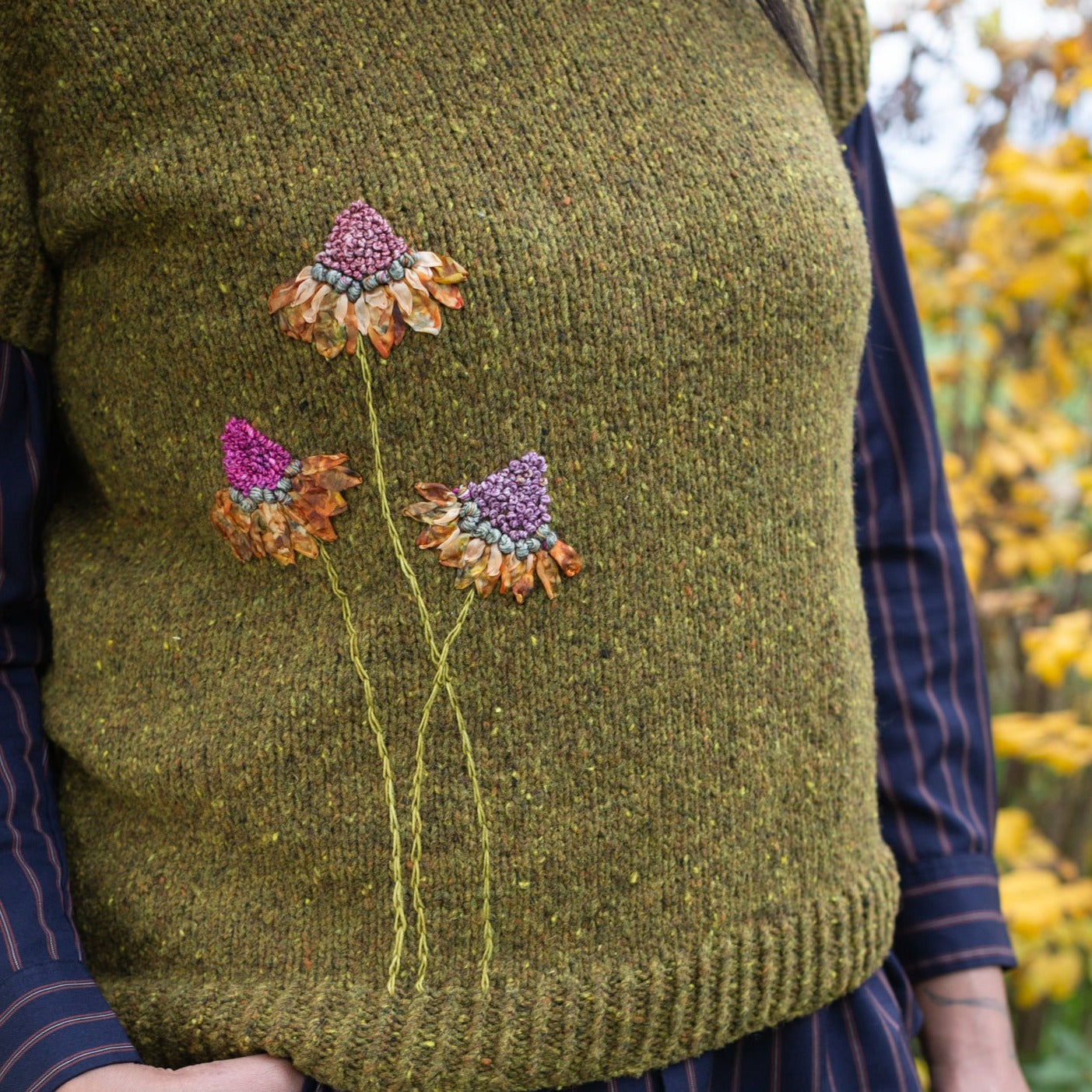 Embroidery On Knits by Judit Gummlich – Monarch Knitting