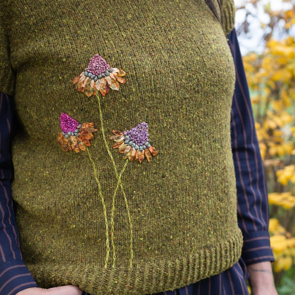 Embroidery On Knits by Judit Gummlich