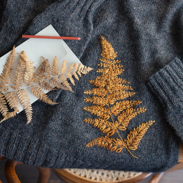 Embroidery On Knits by Judit Gummlich