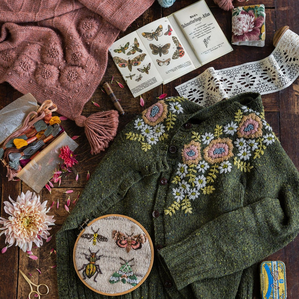 Embroidery On Knits by Judit Gummlich