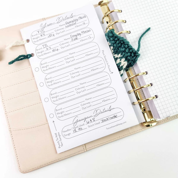 Project Journal and Planner for Knitters & Crocheters