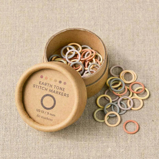 Cocoknits Ring Stitch Markers - Earth Tones