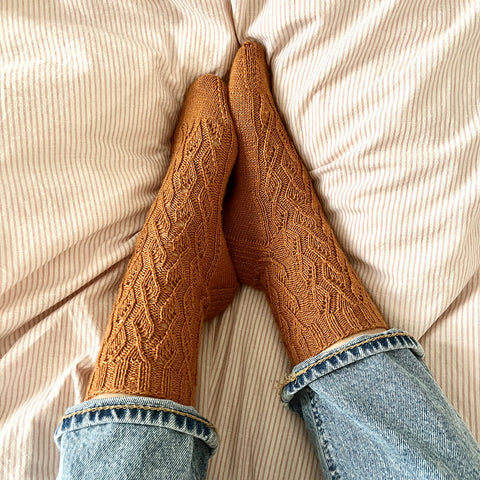 Falling Leaves Socks