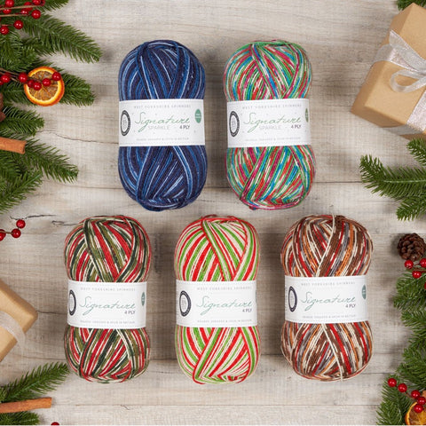 West Yorkshire Spinners Signature 4ply Sock - Christmas Collection