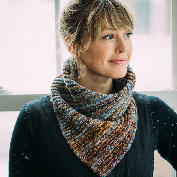 The Traveler Cowl (Silk & Wool Version)
