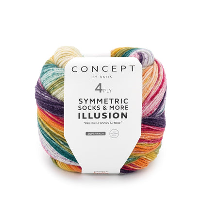Katia Symmetric Socks & More - Illusion