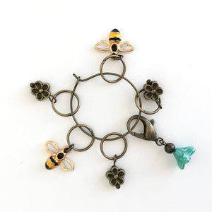 NNK Bee and Bloom Stitch Marker Set