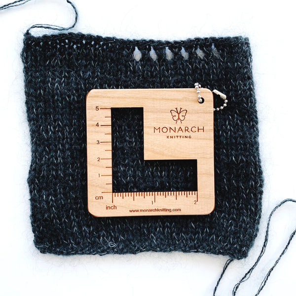 Monarch Knitting 2-inch Gauge Swatch Ruler
