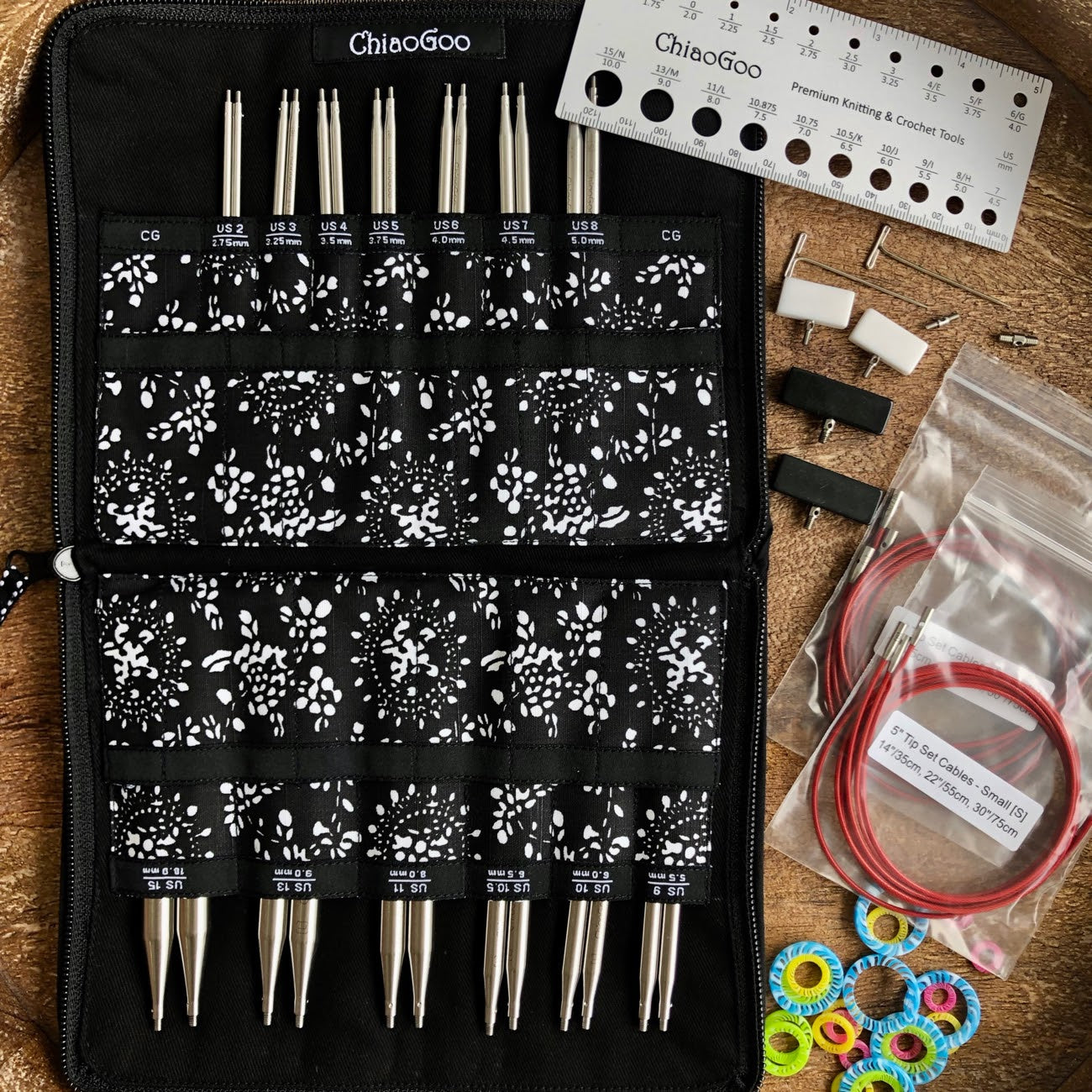 ChiaoGoo Twist Lace Set - 4 Complete 7400-C – Monarch Knitting