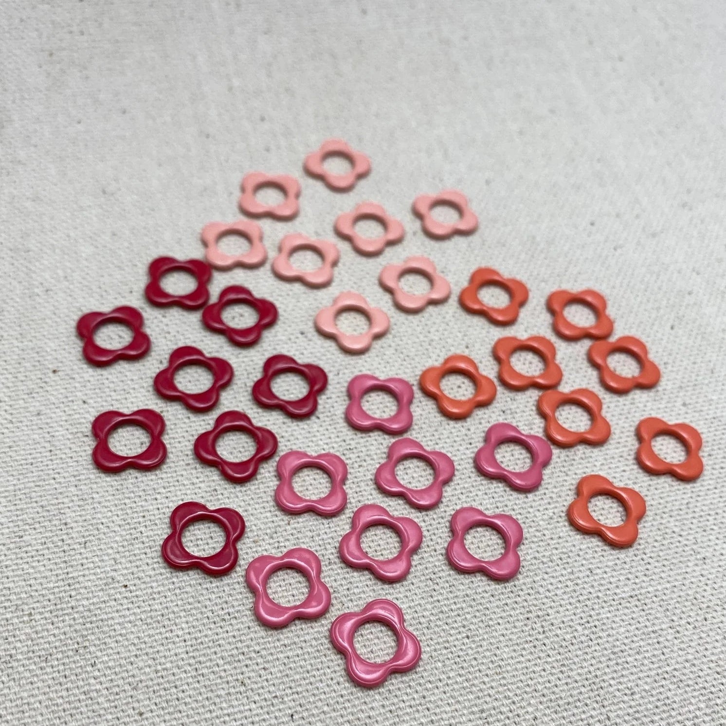 Small Flower Ring Stitch Markers