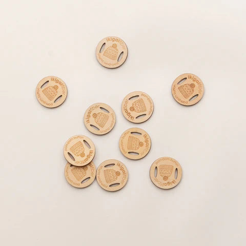 Ikigai Fibers Pom Pom Buttons