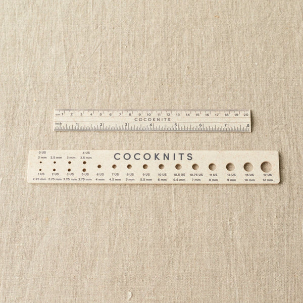 Cocoknits Ruler and Gauge Set