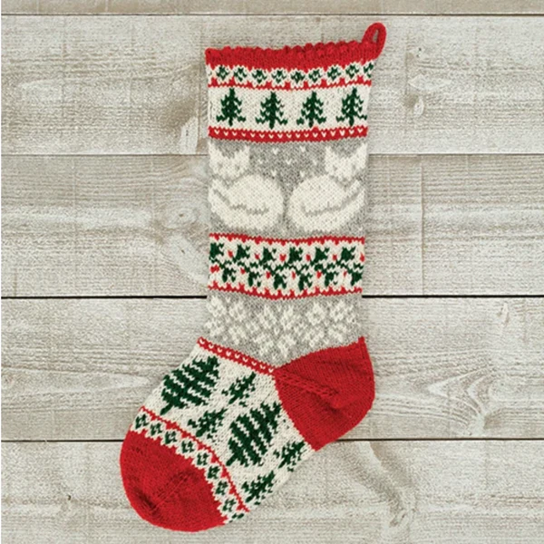 Cabin Christmas Stocking