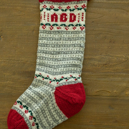 Cabin Christmas Stocking