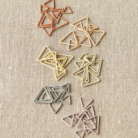 Cocoknits Triangle Stitch Markers - Earth Tones