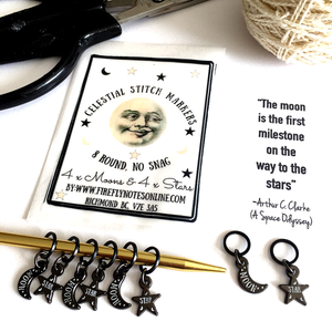 Celestial Stitch Marker Set